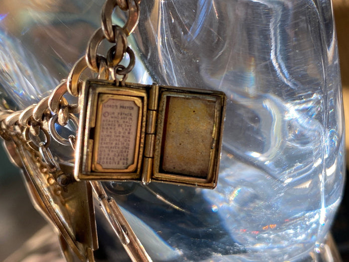 Midcentury Sorority Gold Filled Charm Bracelet at Duckwells