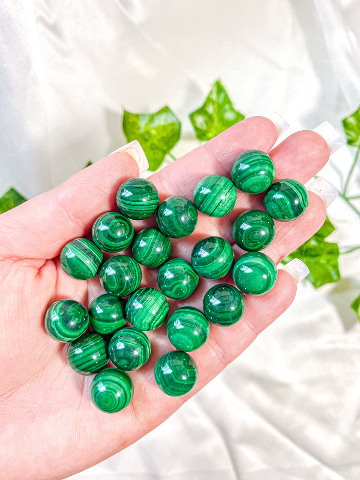 Mini Malachite Sphere