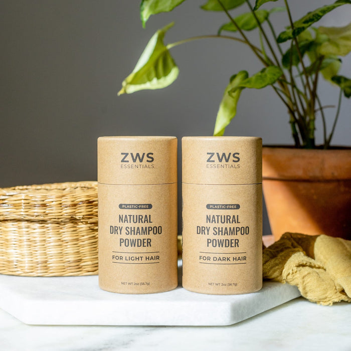 ZWS Essentials Natural Dry Shampoo Powder – Light & Dark Hair