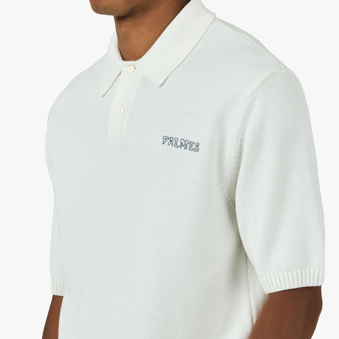 Palmes Knit Polo Off-White