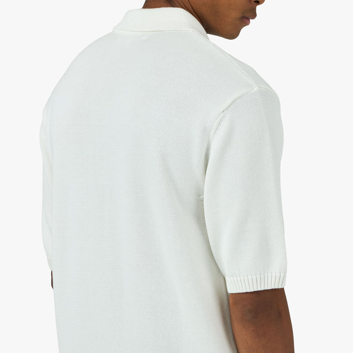 Palmes Knit Polo Off-White