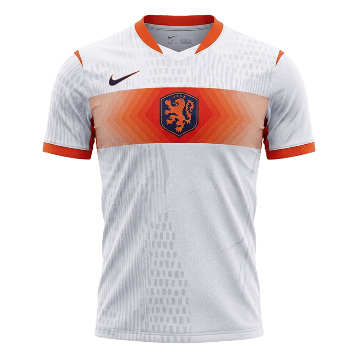 Player Version Netherlands Away Soccer Jersey World Cup 2026 White