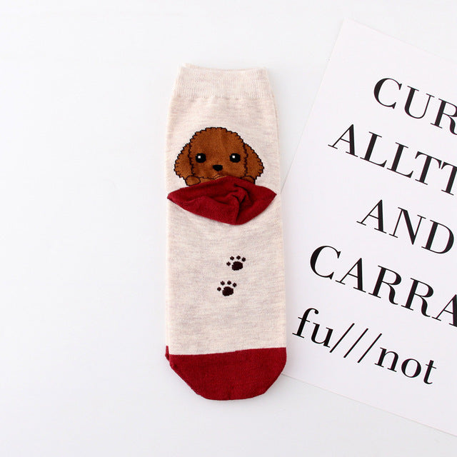 Poppy Dog Socks