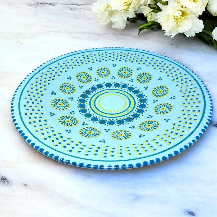 Potters Large Open Light Blue Bowl