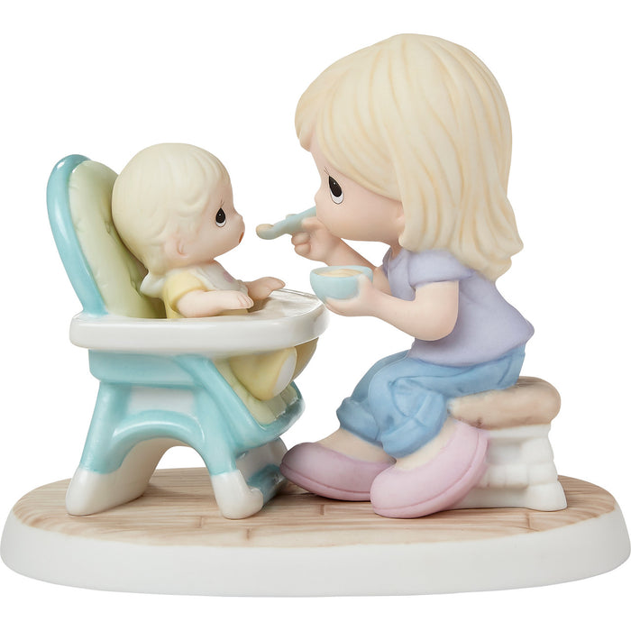 Precious Moments - Love At First Bite Mother Feeding Baby Porcelain Figurine 222017