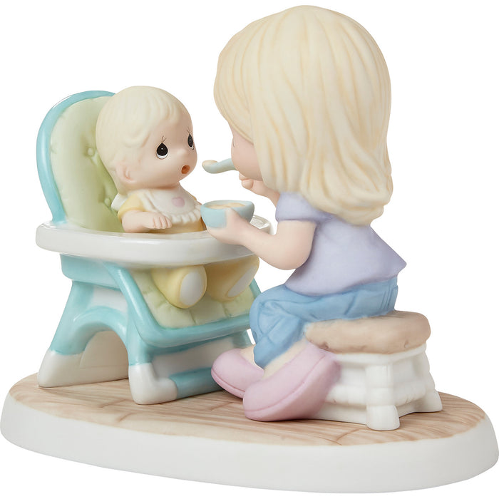 Precious Moments - Love At First Bite Mother Feeding Baby Porcelain Figurine 222017