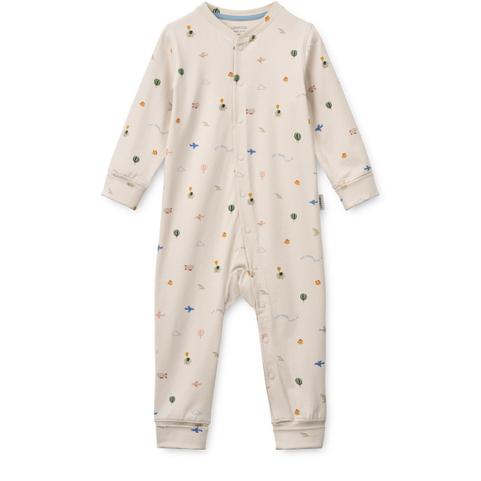 Liewood - Pyjamas Jumpsuit - Birk - Flying/Sandy