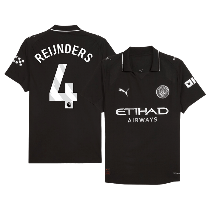 REIJNDERS #4 Manchester City Away Player Version Jersey 2025/26