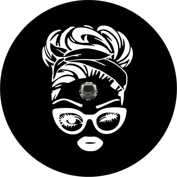Retro 50's Messy Bun - Current Glasses Silhouette