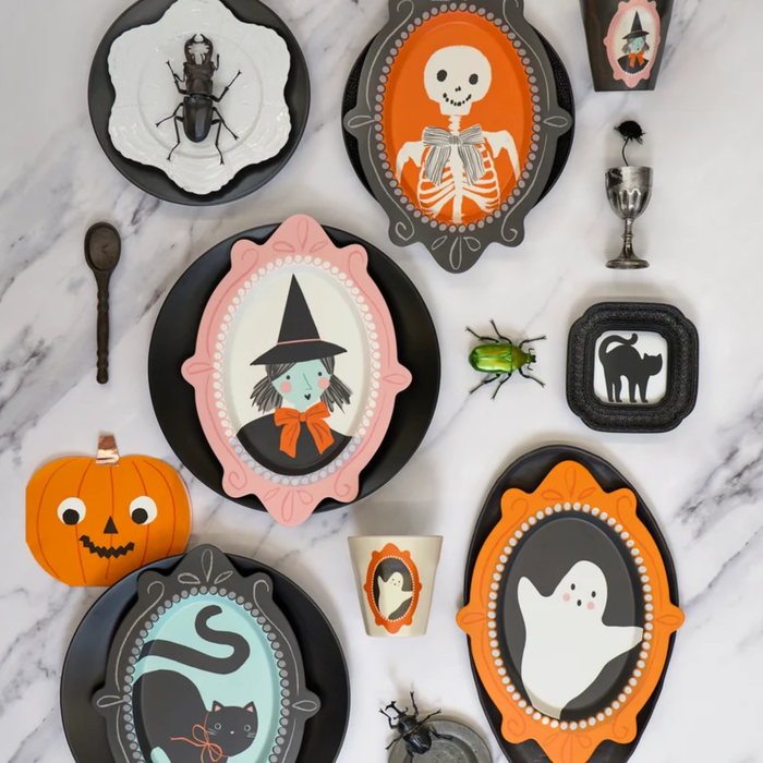 Reusable Plates - Halloween Portrait