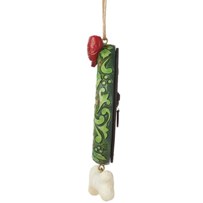 "Sale" Jim Shore Heartwood Creek - Dog Wreath Frame Ornament 6015516