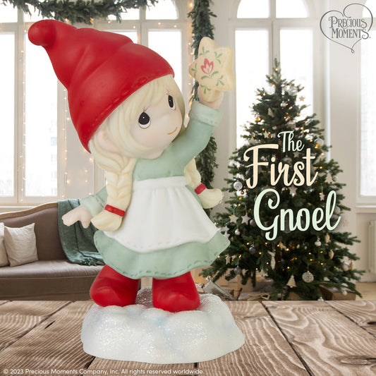 "Sale" Precious Moments - The First Gnoel Girl Gnome Porcelain Figurine 231044