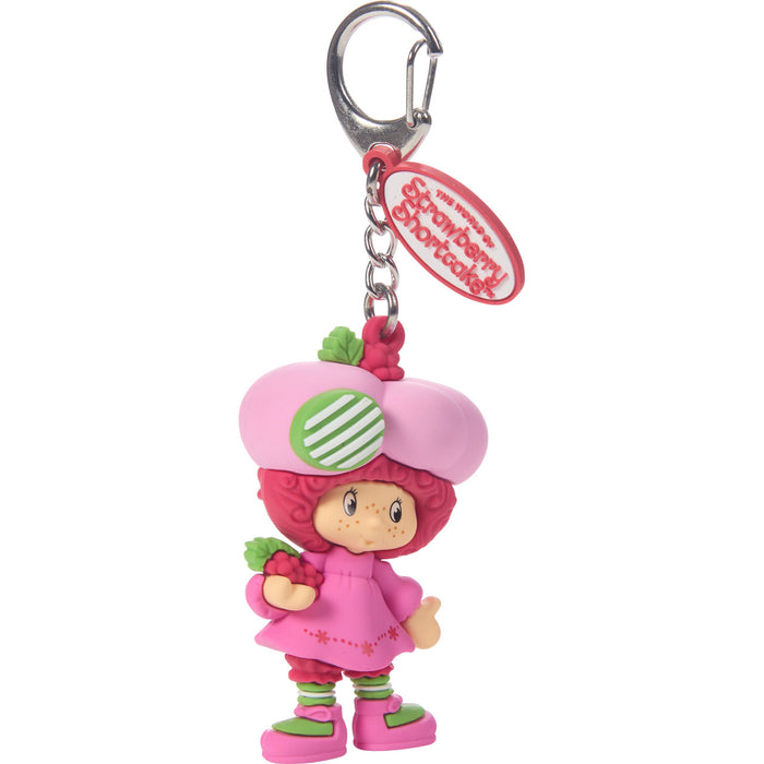 "Sale" The World of Strawberry Shortcake™ x Precious Moments - Raspberry Tart Scented Backpack Bag Clip Charm 259431