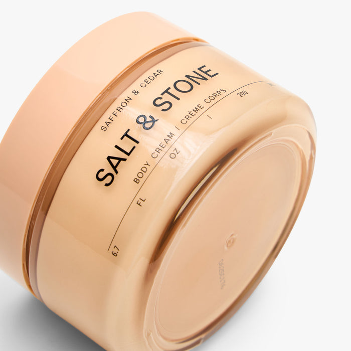 SALT & STONE Body Cream / Saffron & Cedar