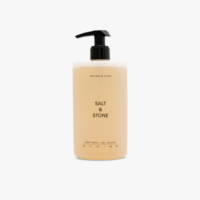 SALT & STONE Body Wash / Saffron & Cedar