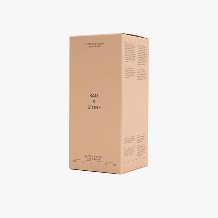 SALT & STONE Body Wash / Saffron & Cedar