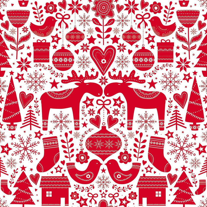 Waste Free Celebrations Scandi Rensdyr Reusable Gift Bag Set