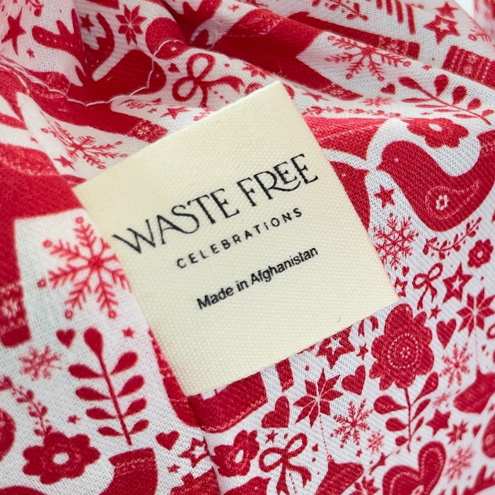 Waste Free Celebrations Scandi Rensdyr Reusable Gift Bag Set
