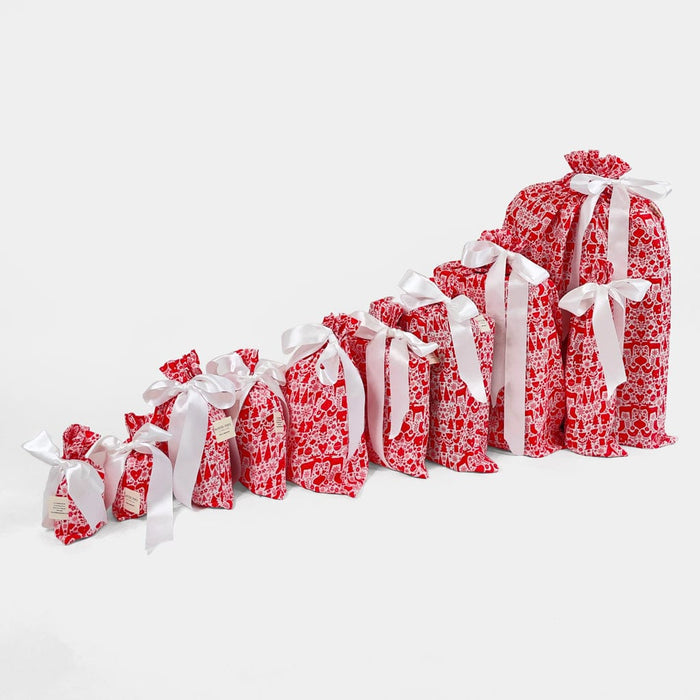 Waste Free Celebrations Scandi Rensdyr Reusable Gift Bag Set