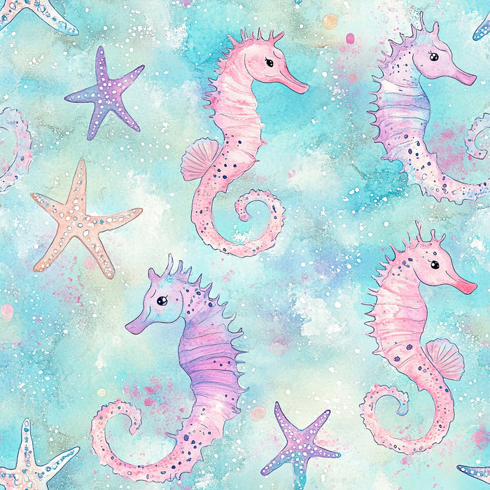 Seahorse Pastel - Family Fabrics B.V.