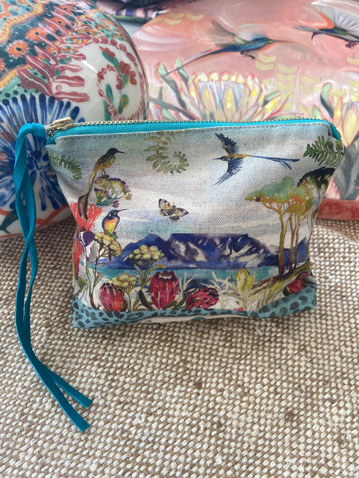Sharon B Design Table Mountain Zip Pouch