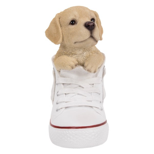 Shoe Pup - Yellow Lab Figurine