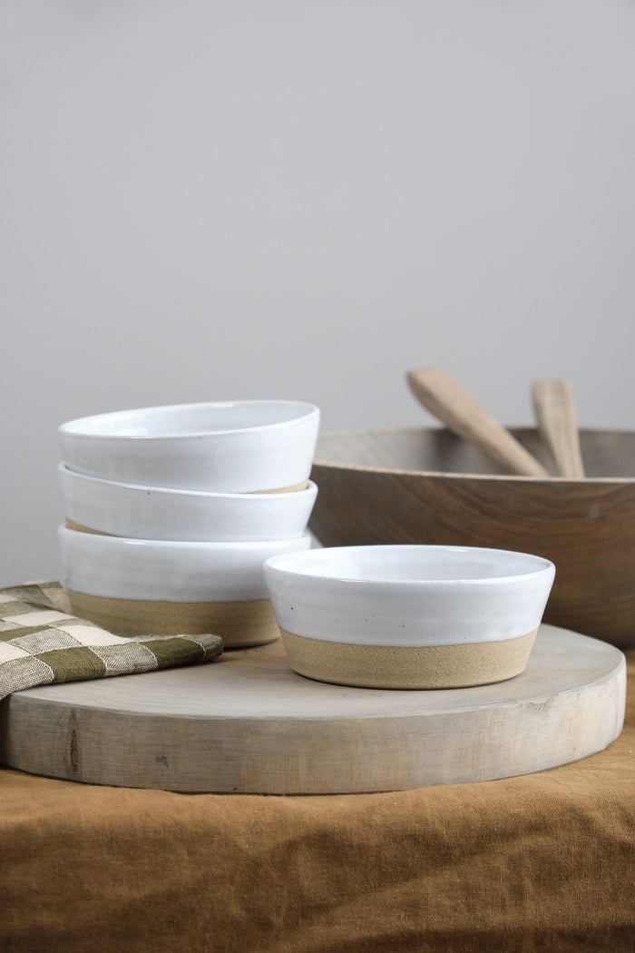 Farmhouse Pottery Home Kitchen Dishware Silo Bowl Stoneware / 5.5" D X 2" H