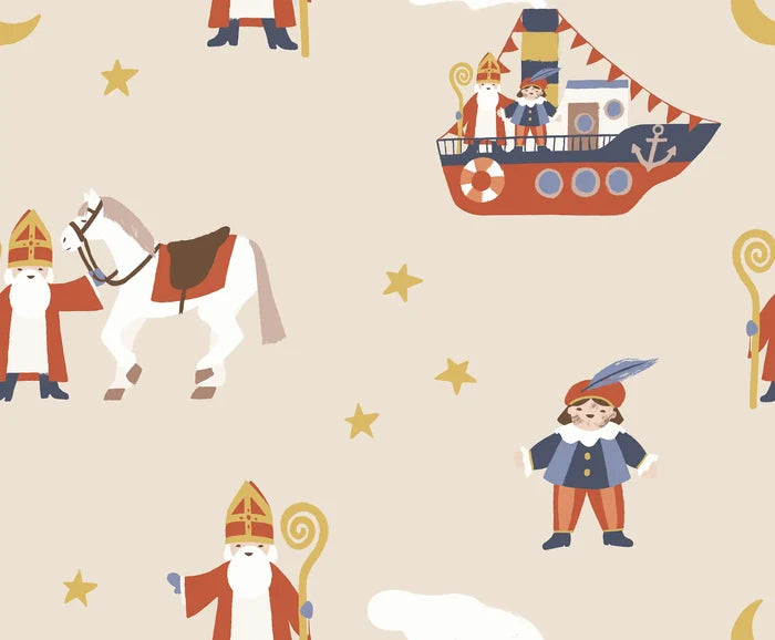 Sinterklaas Mix Ivory - Family Fabrics B.V.