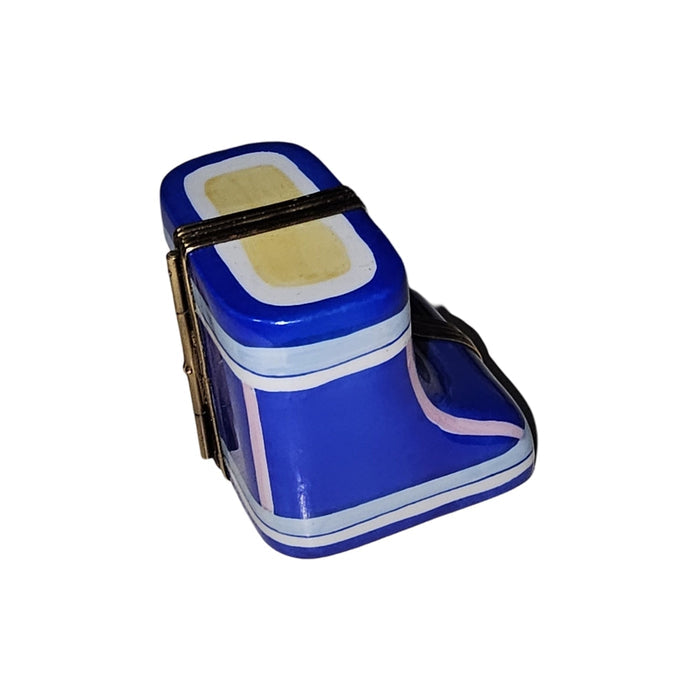 Ski Boots Limoges Box Collectible Porcelain Limoges Sports French Trinket Box