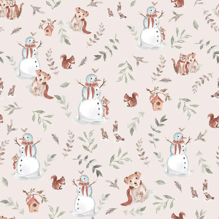 Snowman Sand - Family Fabrics B.V.