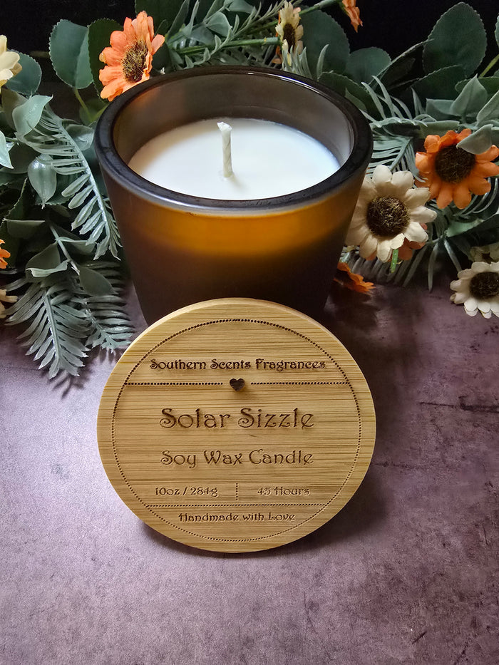 Solar Sizzle - Soy Wax Candle - Hand Poured - 10oz