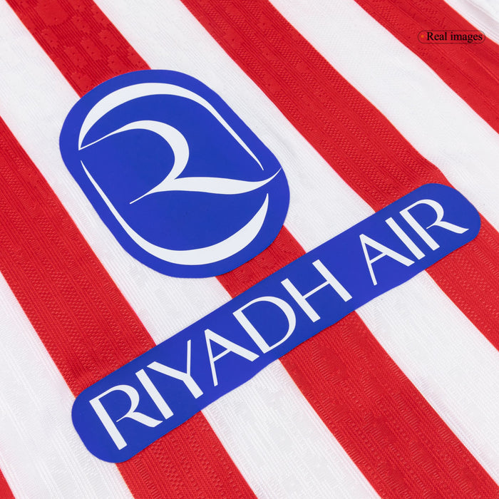 S?RLOTH #9 Atletico Madrid Home Player Version Jersey 2025/26