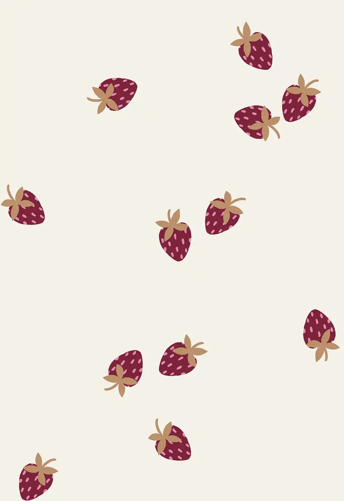 Strawberries Red Small - Family Fabrics B.V.