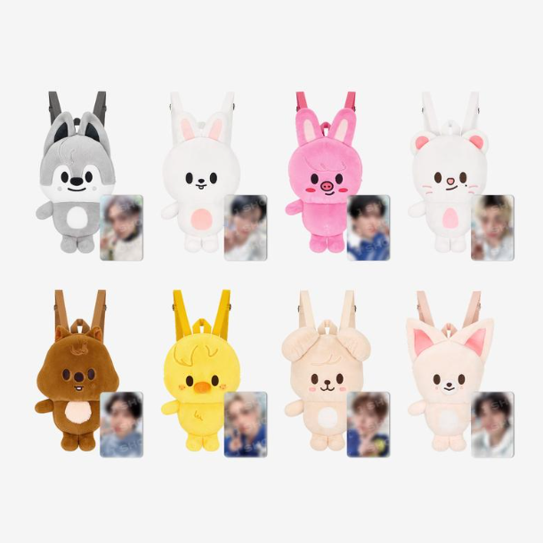 STRAY KIDS - STAY IN OUR LITTLE HOUSE 6TH FANMEETING OFFICIAL MD SKZOO PLUSH BACKPACK - COKODIVE