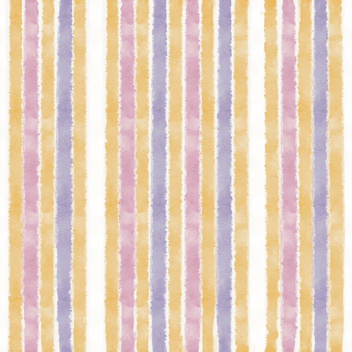Summer Stripes Pink Purple Yellow - Family Fabrics B.V.
