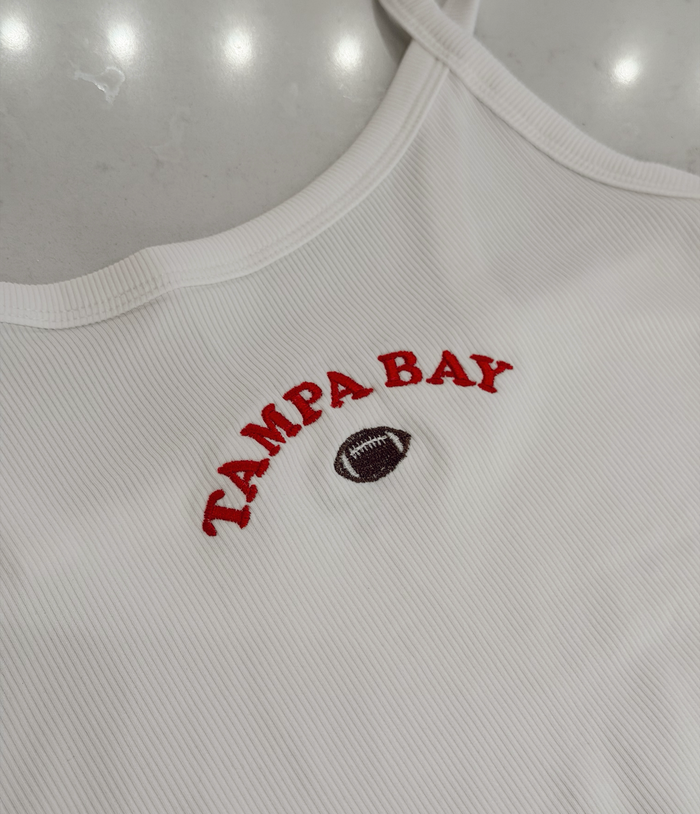 Tampa Bay Football Embroidered Tank
