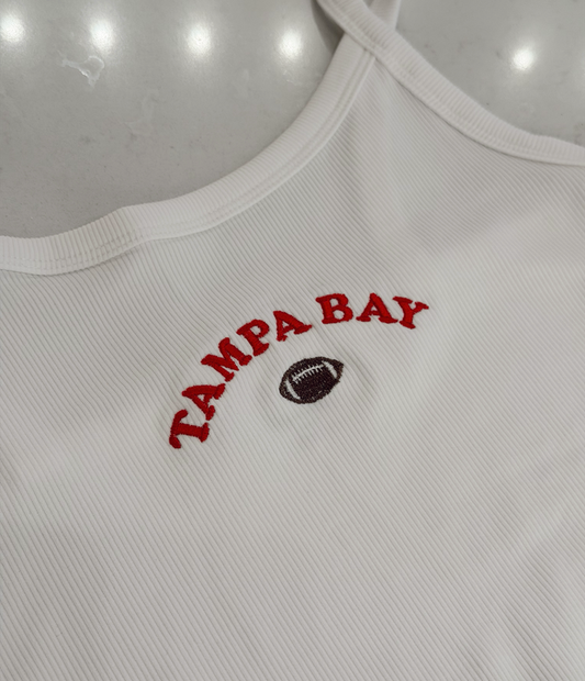 Tampa Bay Football Embroidered Tank