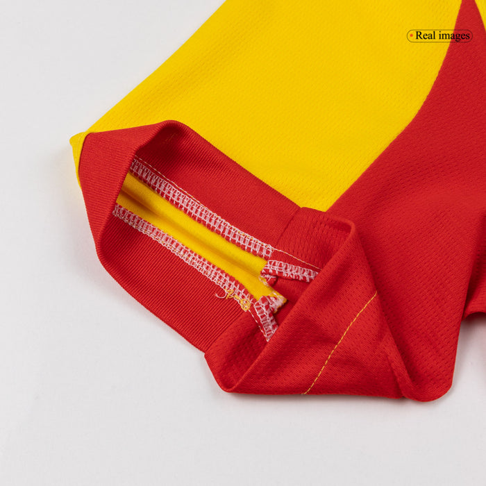 THAUVIN#10 RC Lens Home Soccer Jersey 25/26 Red&Yellow