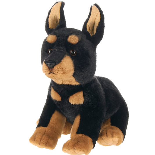 The Bearington Collection - Doberman Plush Toy Stuffed Dog Plushie 519969