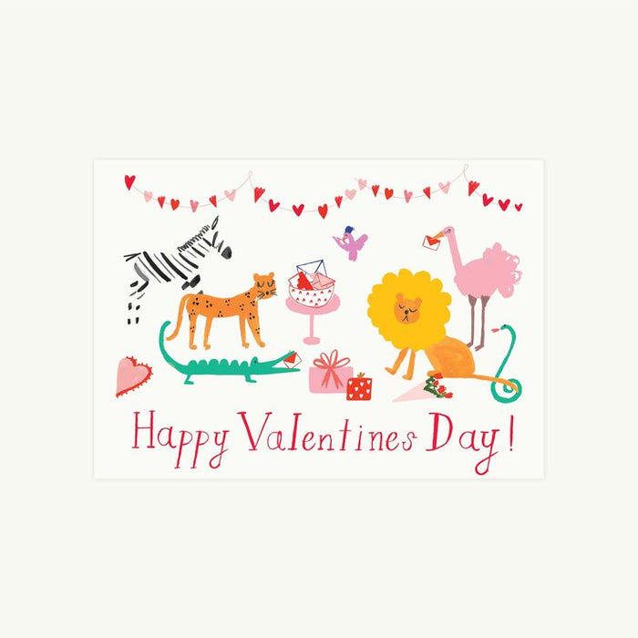 The Zookeeper's Valentine Greeting Card
