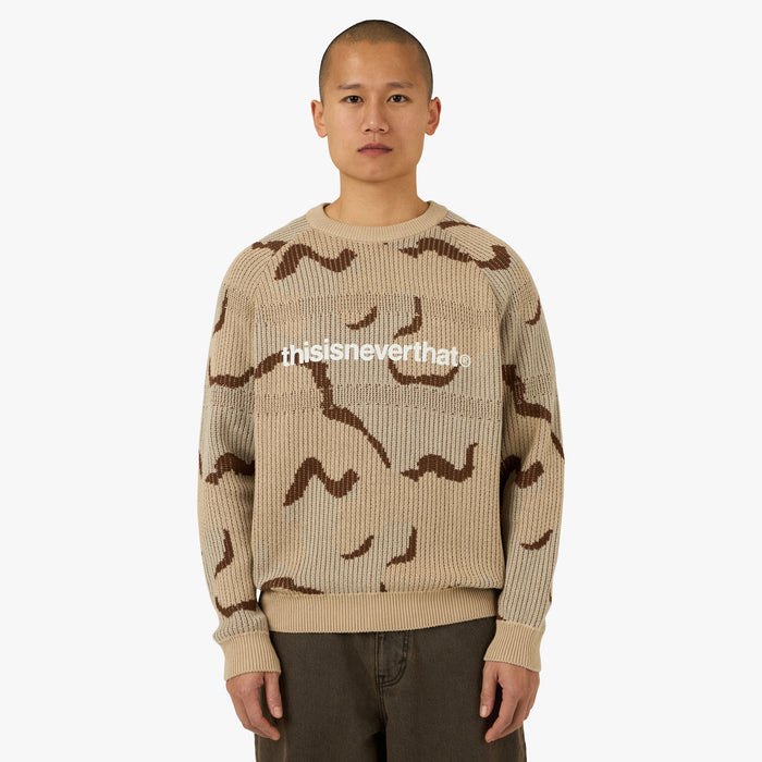 thisisneverthat T-Logo Knit Sweater / Camo