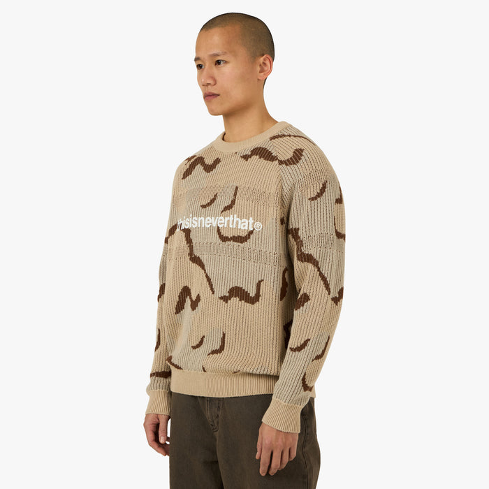 thisisneverthat T-Logo Knit Sweater / Camo