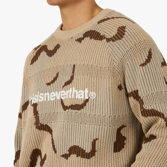 thisisneverthat T-Logo Knit Sweater / Camo