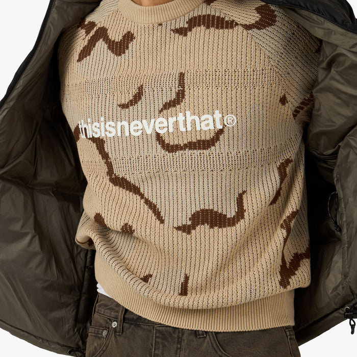 thisisneverthat T-Logo Knit Sweater / Camo