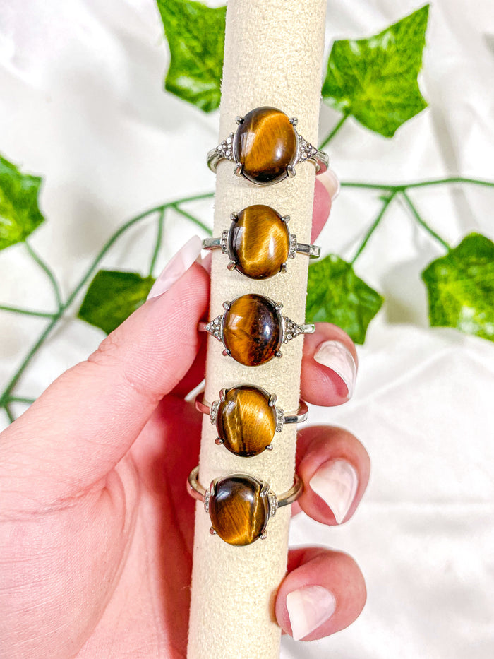 Tiger's Eye Ring (adjustable)
