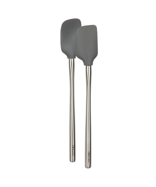 Tovolo SS Mini Spatula & Spoonula - Charcoal