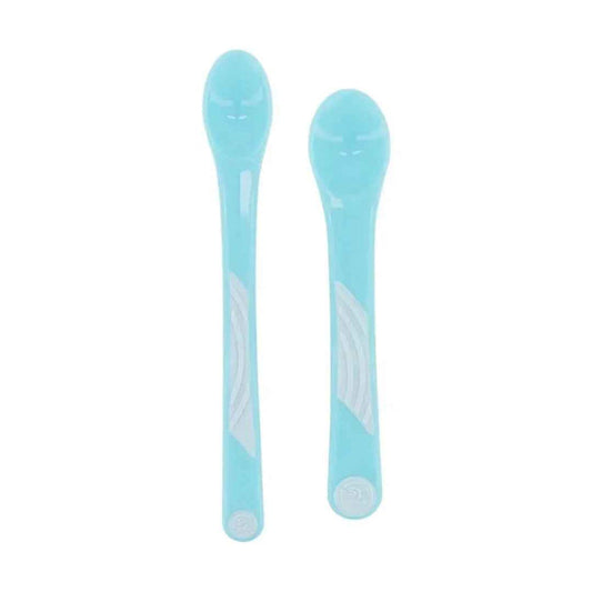 Twistshake® Žlička 2 kos (6+m) Pastel Blue Twistshake