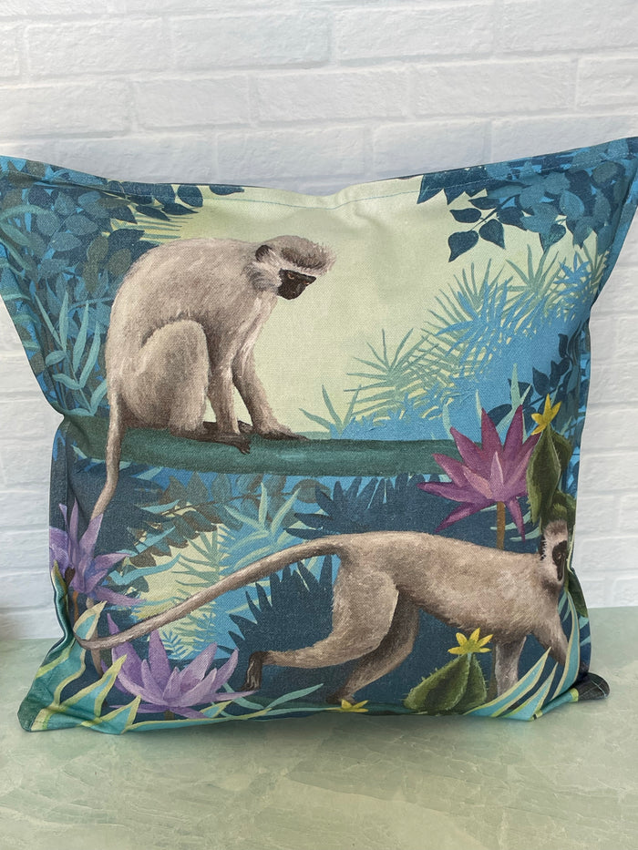 Vervet Monkey Pillow Cover