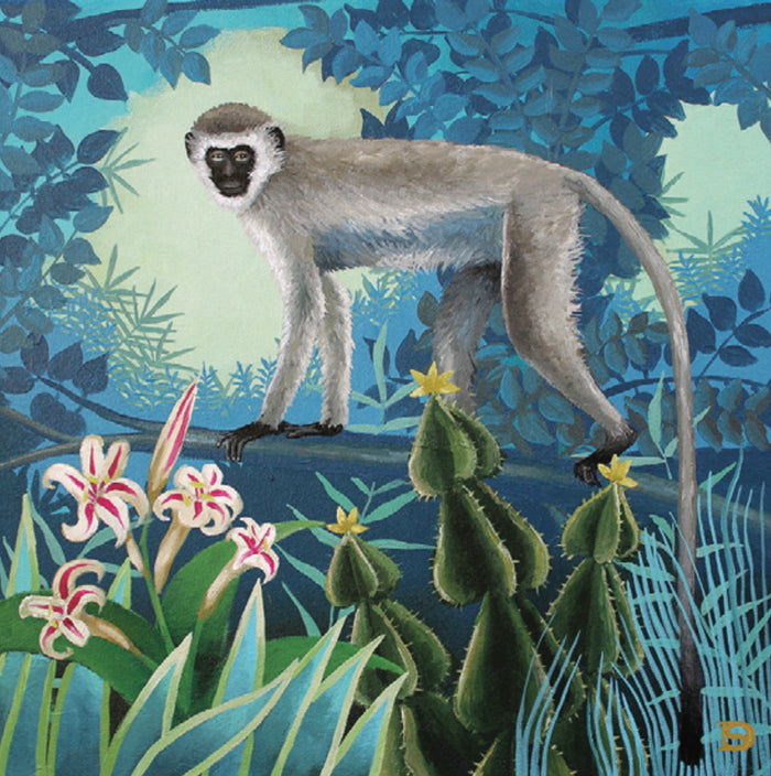 Vervet Monkey Print Recycled Placemats (Set of 4)