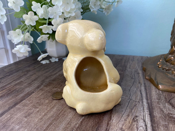 Vintage Ceramic Bull Dog Planter at Duckwells